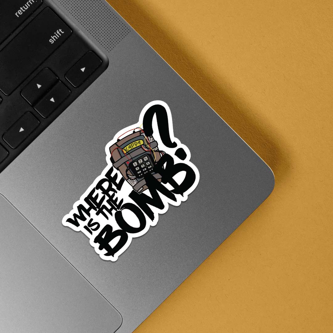 Where is the bomb Gaming Stickers