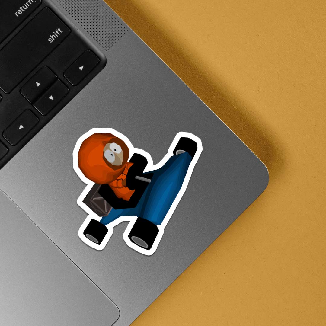 Kart Racing Gaming Stickers