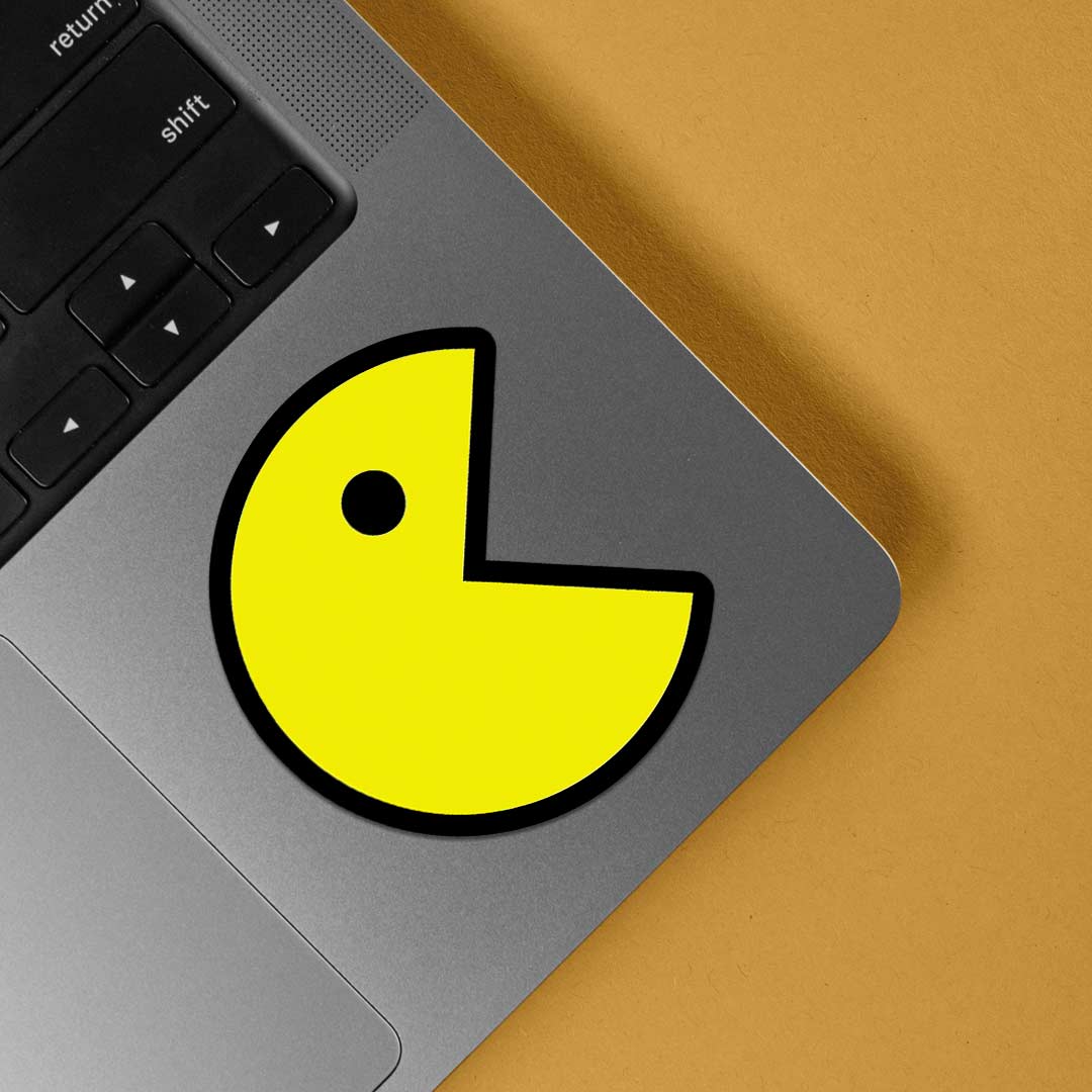 Pac-Man Retro Gaming Stickers