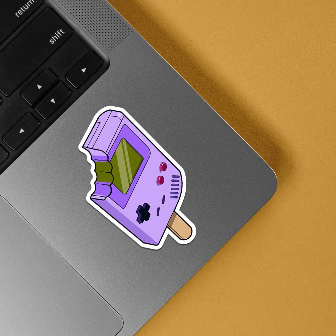 Game Boy Popsicle Gaming Stickers
