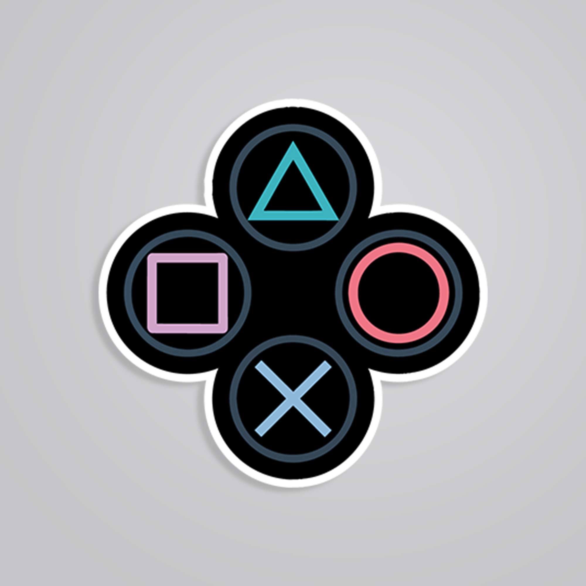 Fomo Store Stickers Gaming PlayStation Button