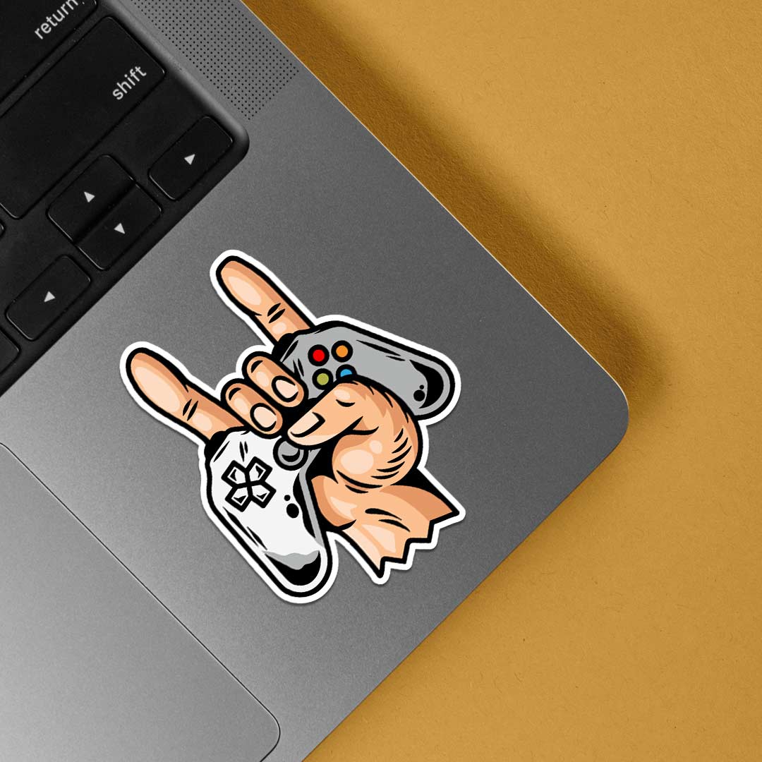 Gamer Hand Gaming Stickers