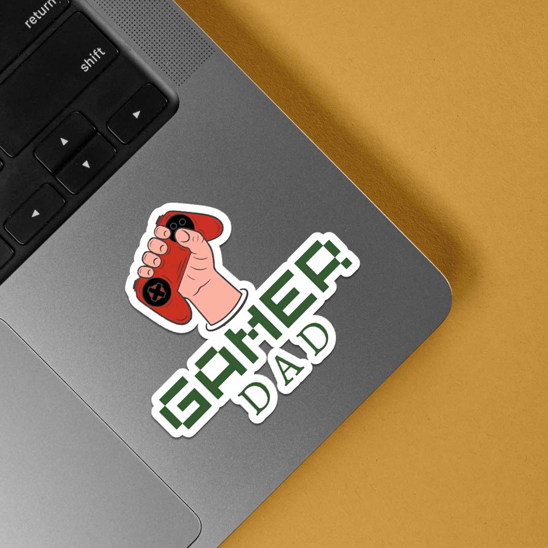Gamer Dad Gaming Stickers