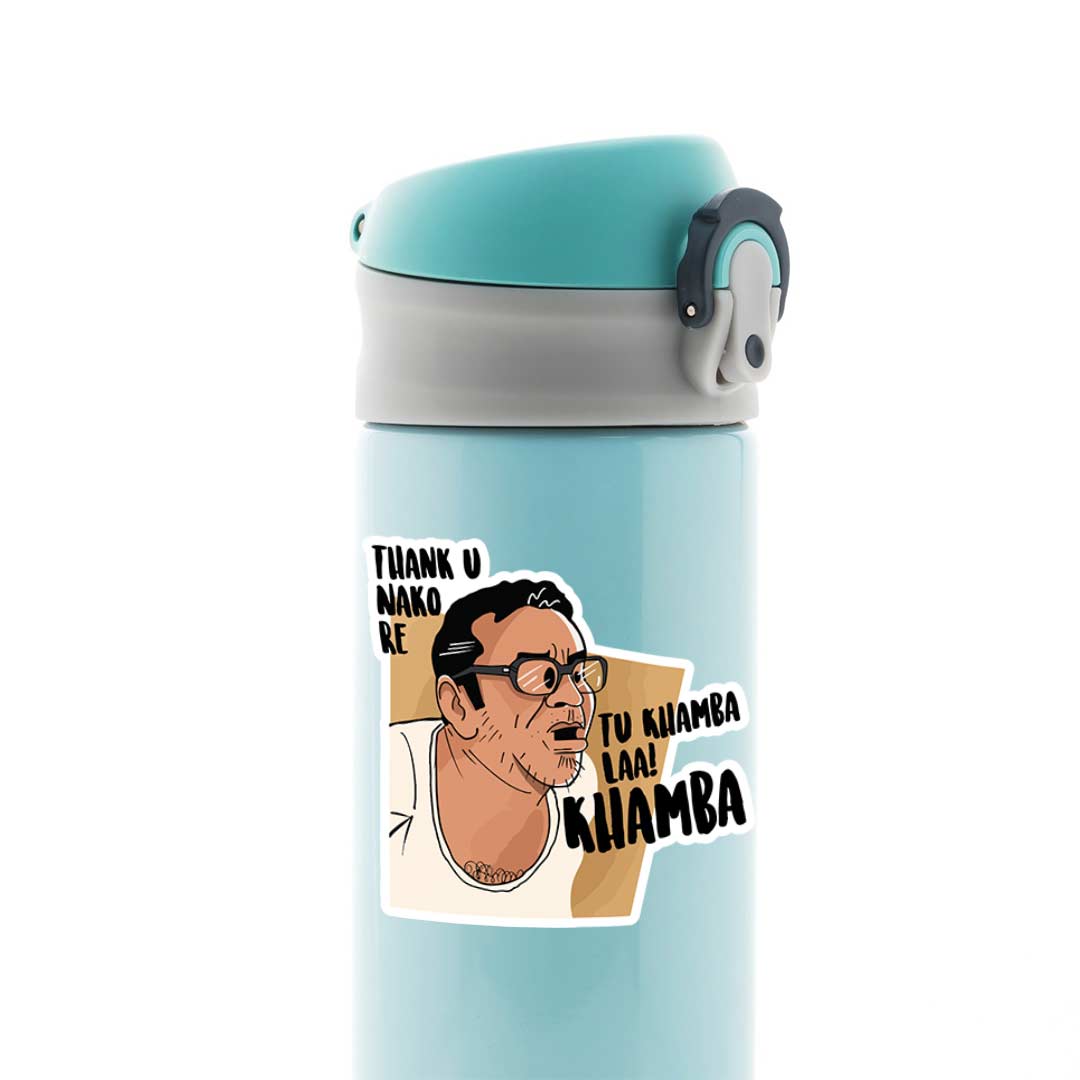 Thank U Nako Re Tu Khamba Laa Meme Stickers Stickers