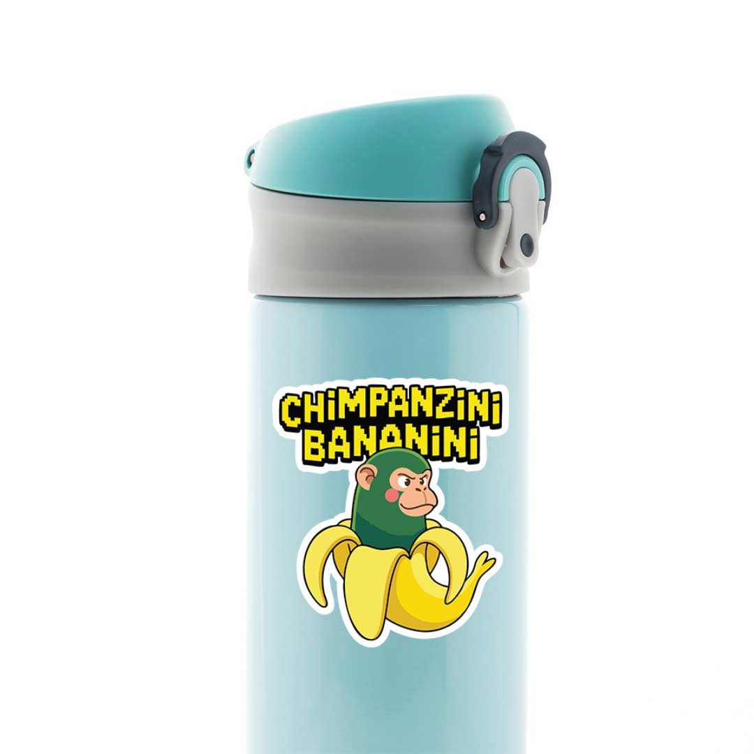 Chimpanzini Bananini Meme Stickers Stickers