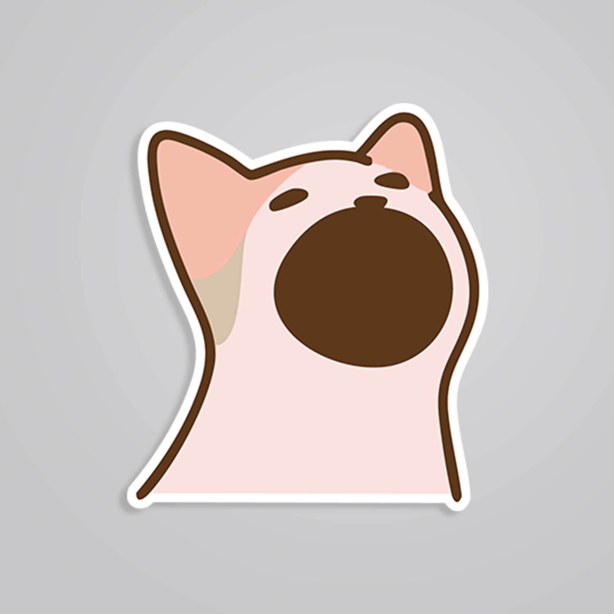 Pop Cat Meme Stickers Stickers