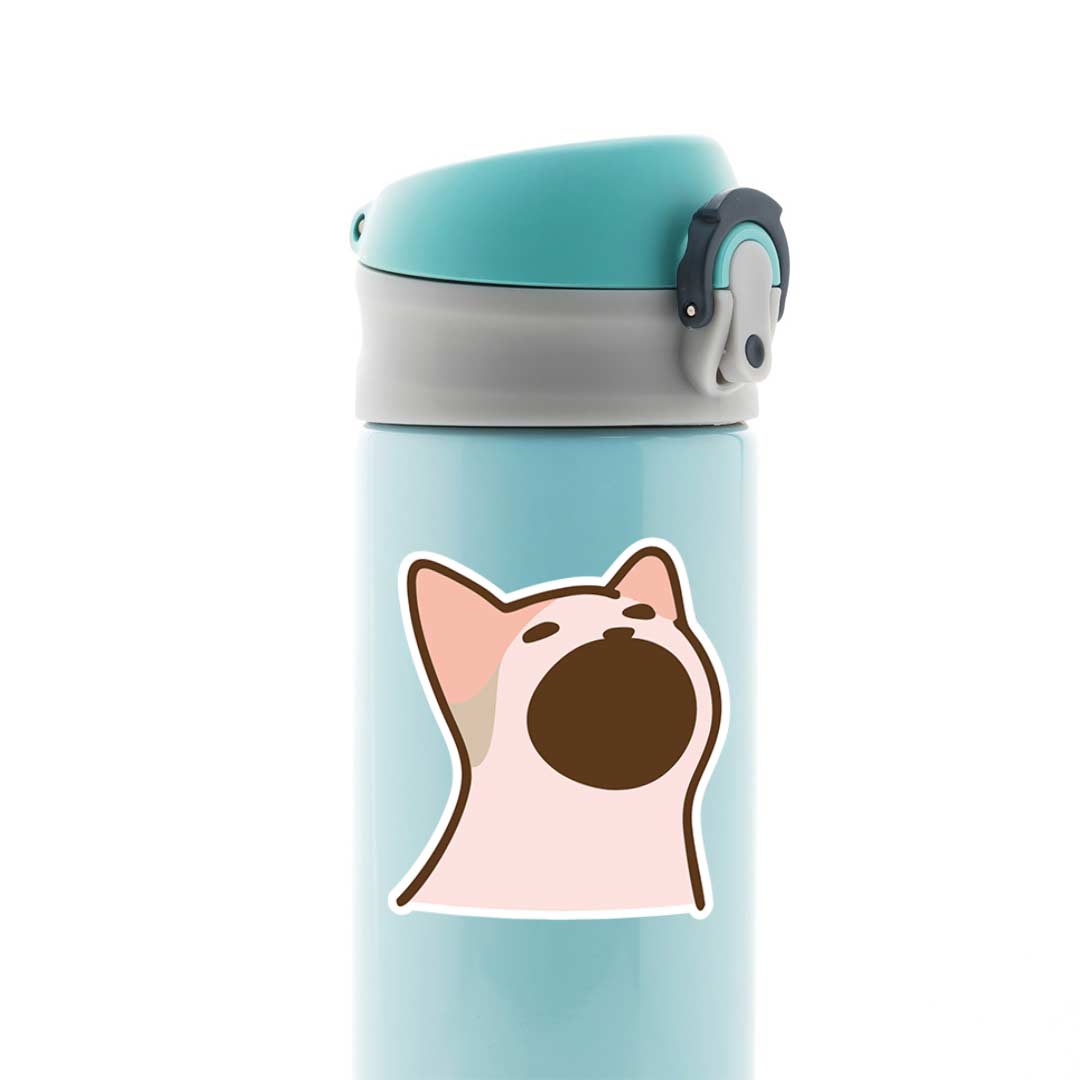 Pop Cat Meme Stickers Stickers