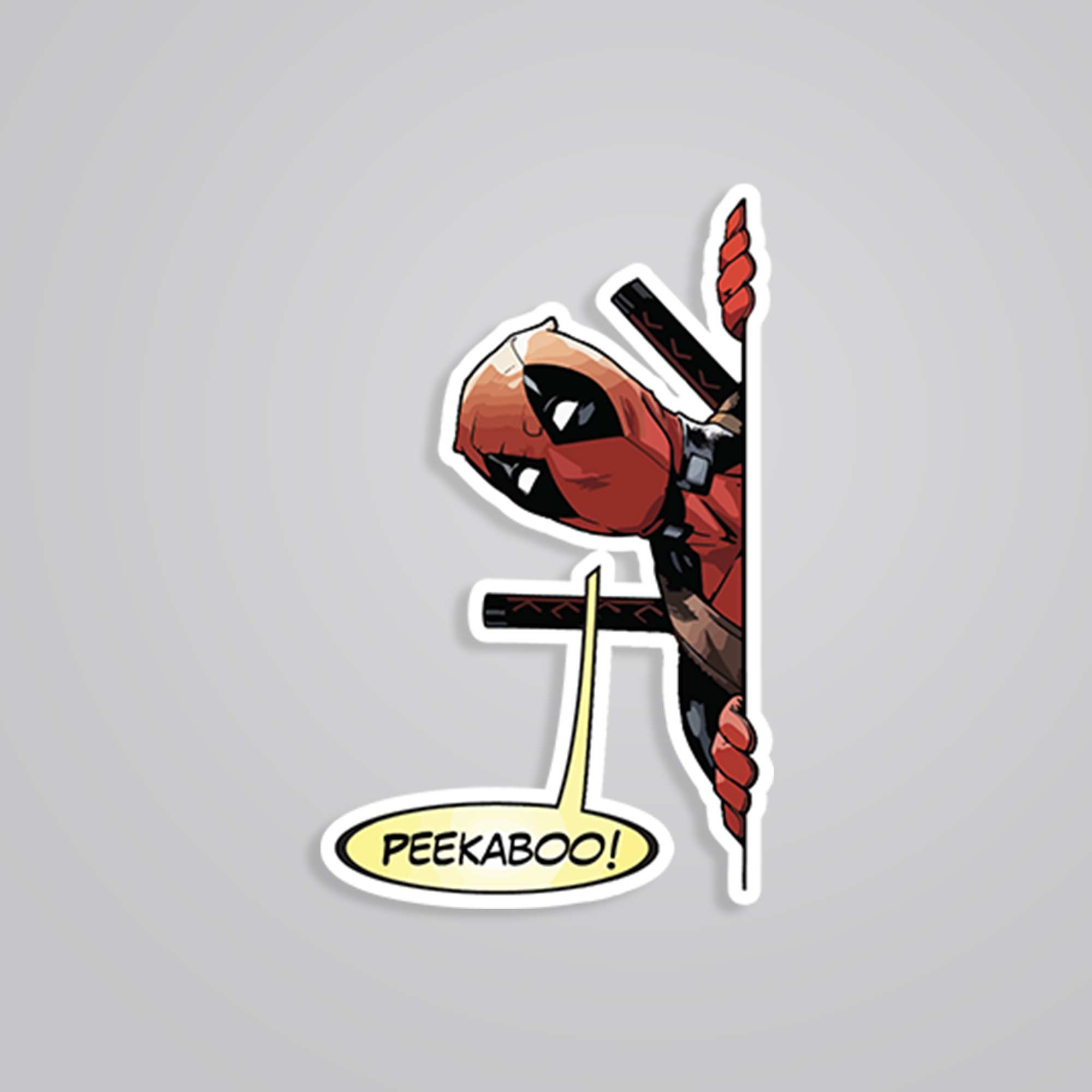 Fomo Store Stickers Movies Deadpool Peekaboo