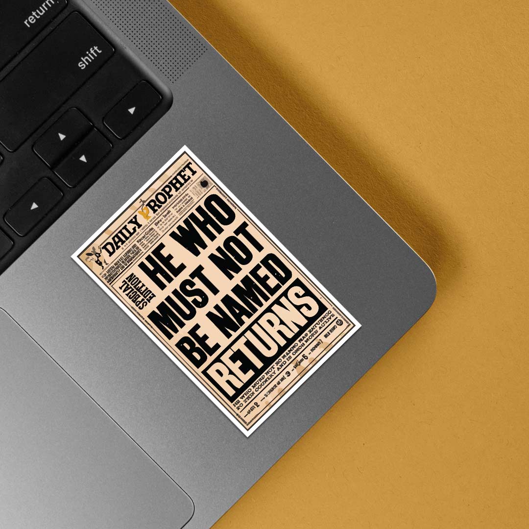 He who must not be named returns Movies Stickers