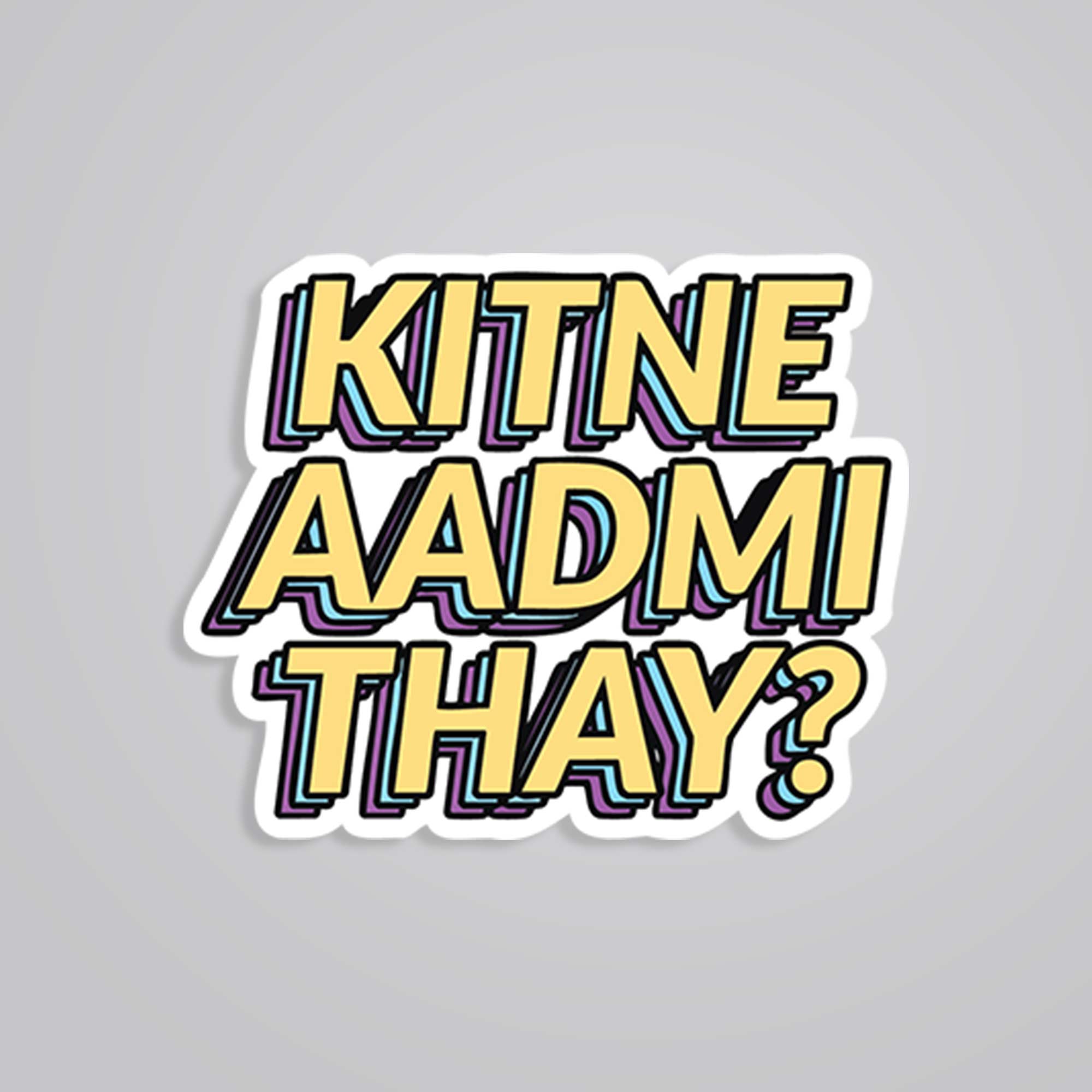 Kitne aadmi thay Movies Stickers