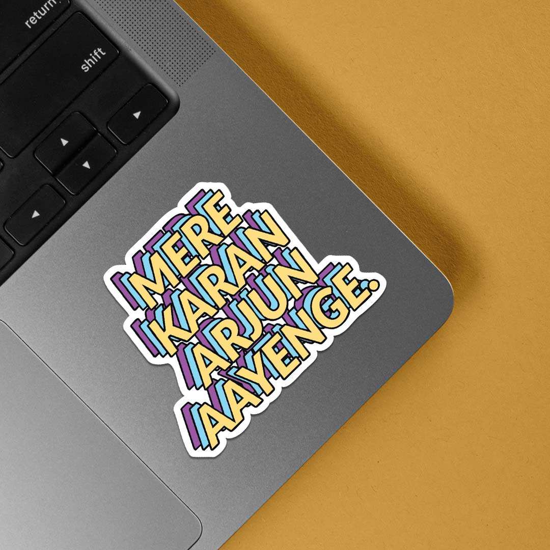Mere karan arjun ayenge Movies Stickers