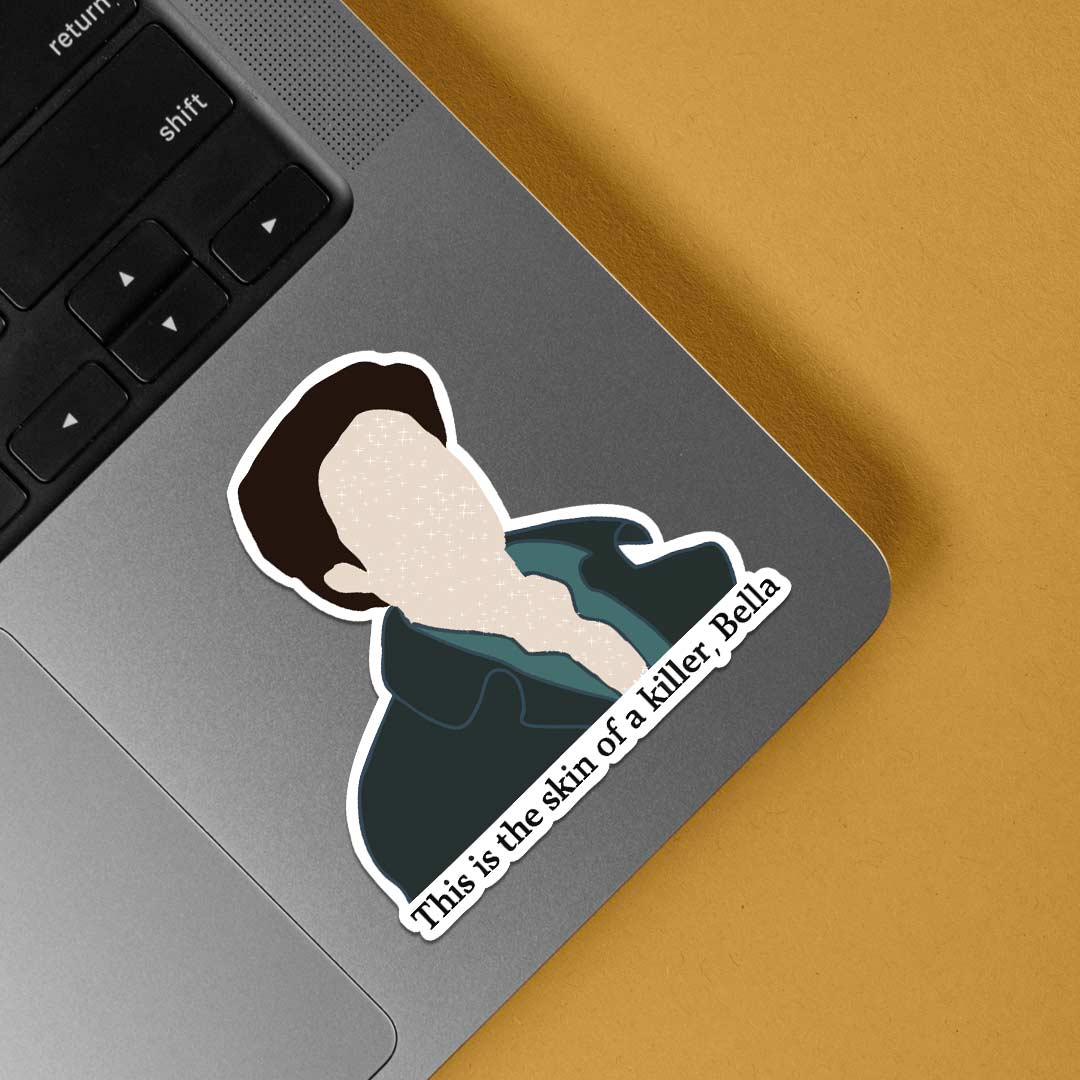 This is the skin of a killer Movies Stickers