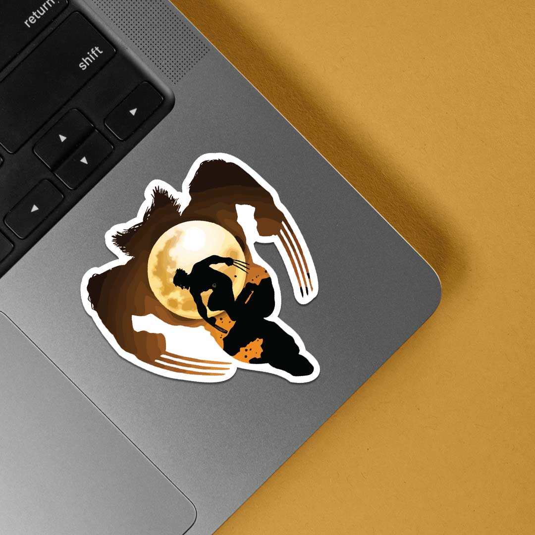 Wolverine Silhouette Movies Stickers