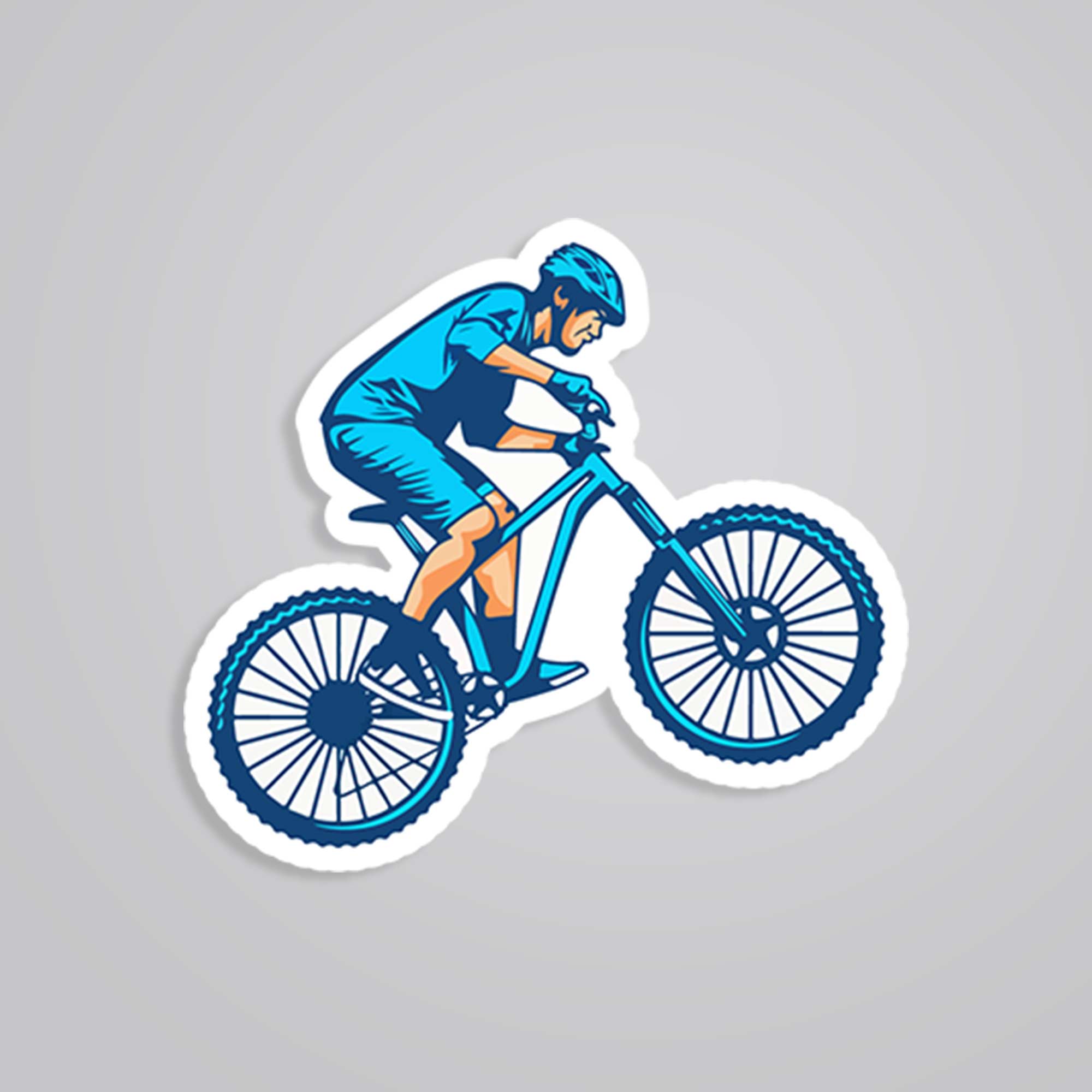 Fomo Store Stickers Sports Bike Downhill Rider