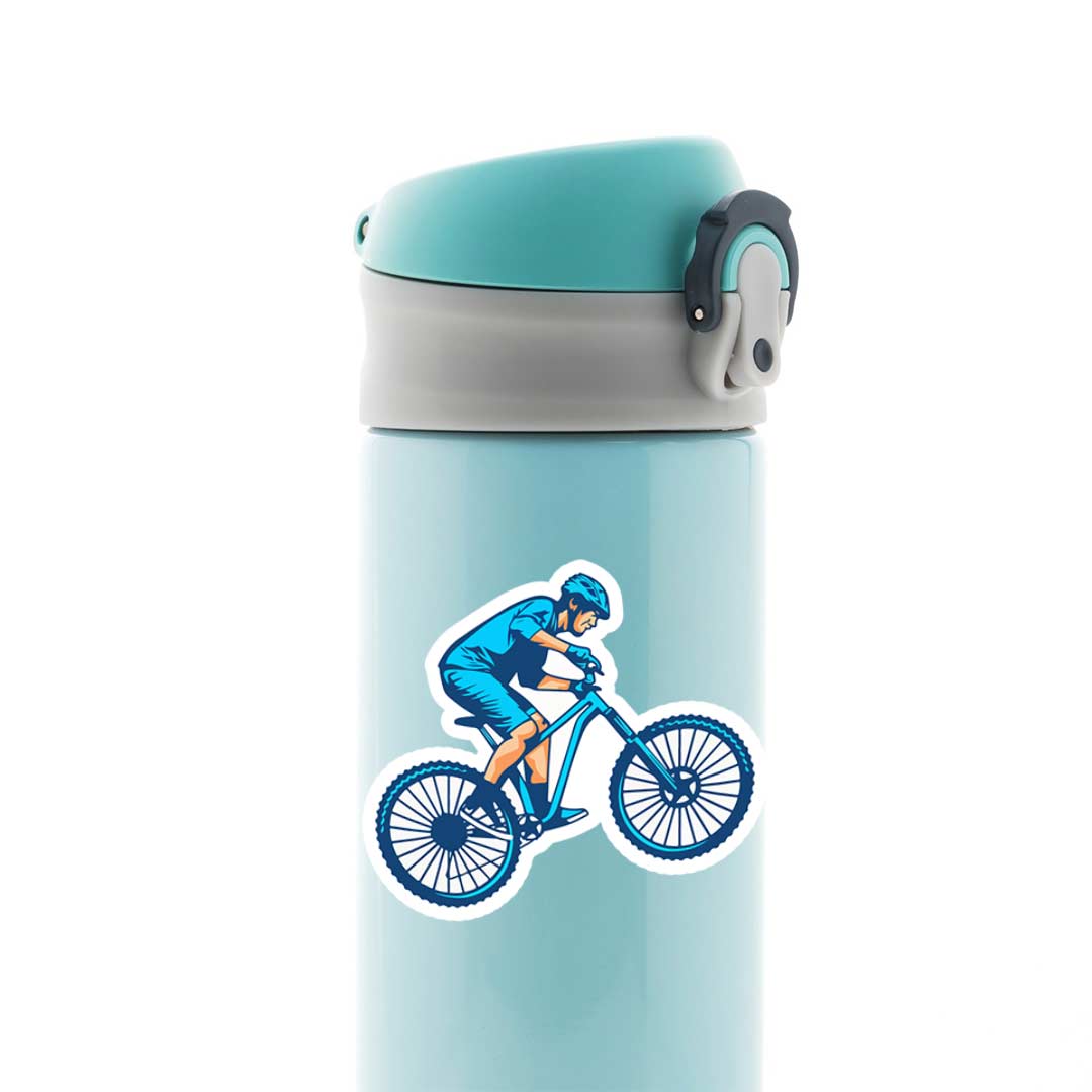 Bike Downhill Rider Sports Stickers