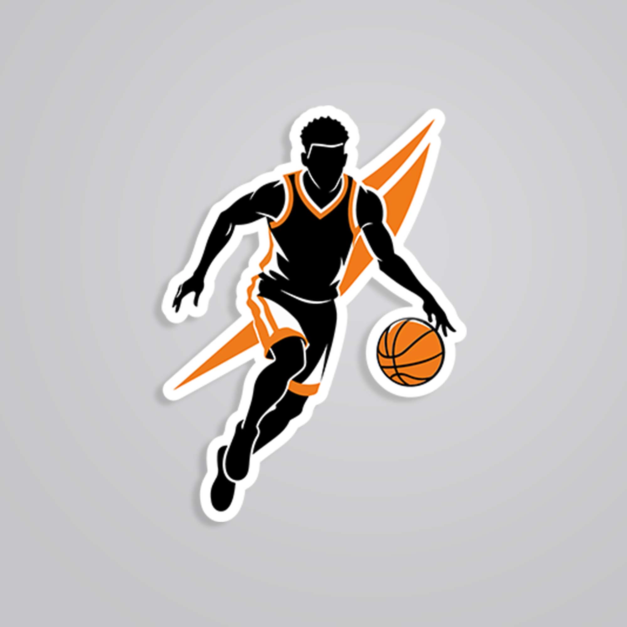 Fomo Store Stickers Sports Basketball Dribble