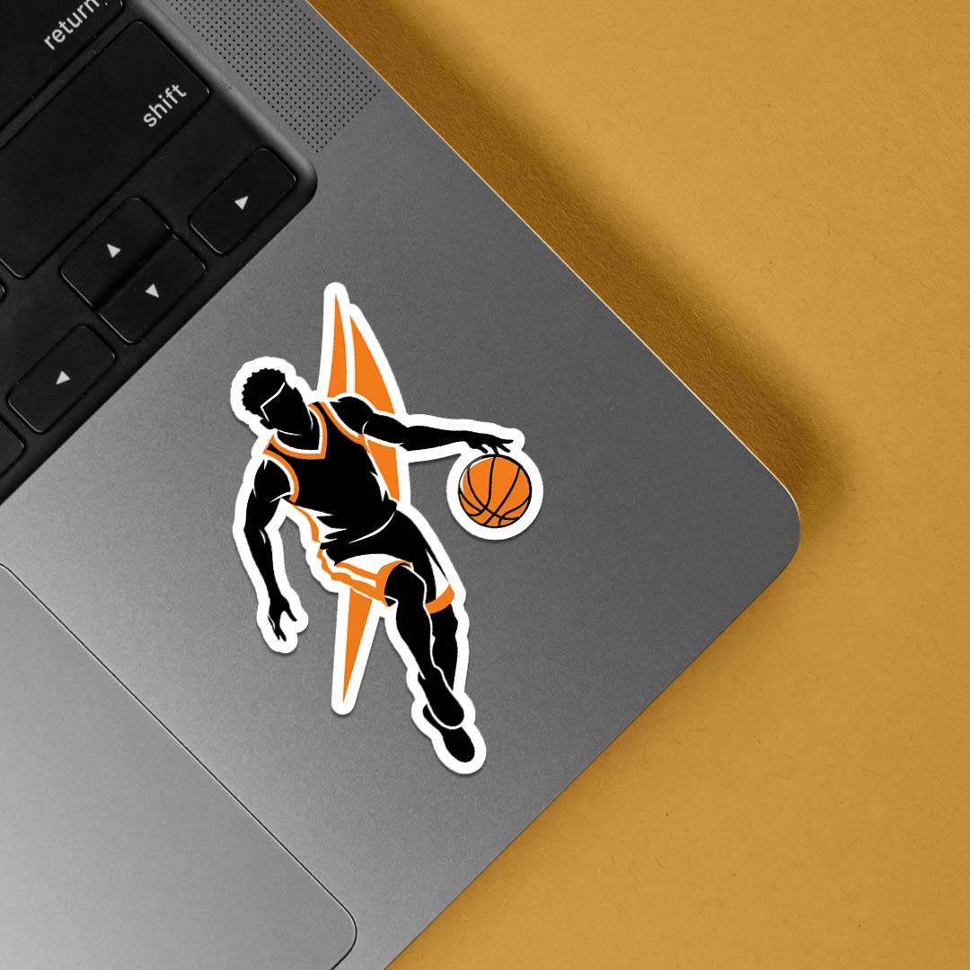 Basketball Dribble Sports Stickers