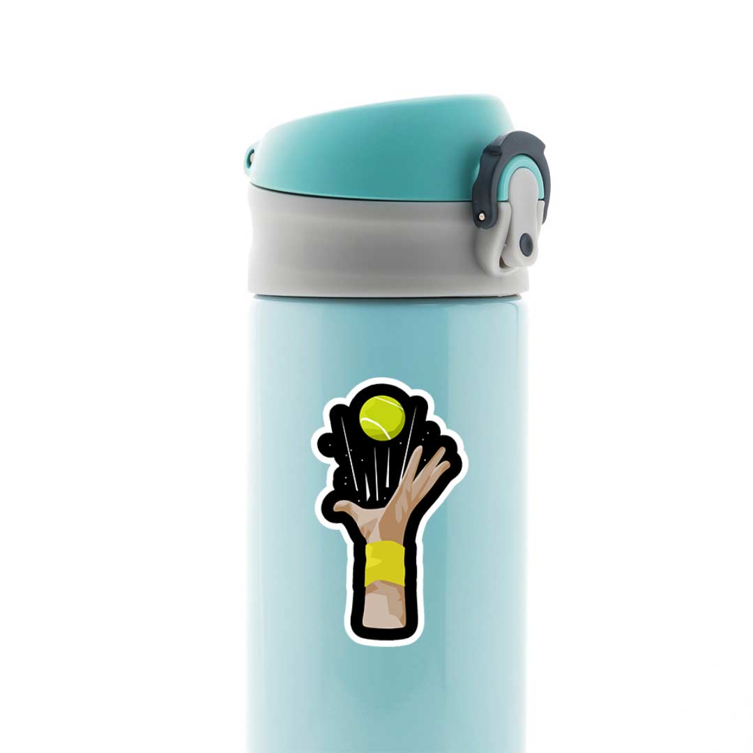 Tennis Serve Sports Stickers
