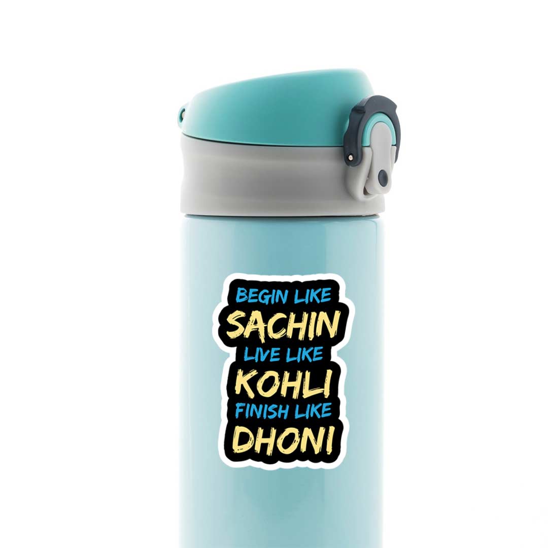 Cricket of Sachin Kohli Dhoni Sports Stickers