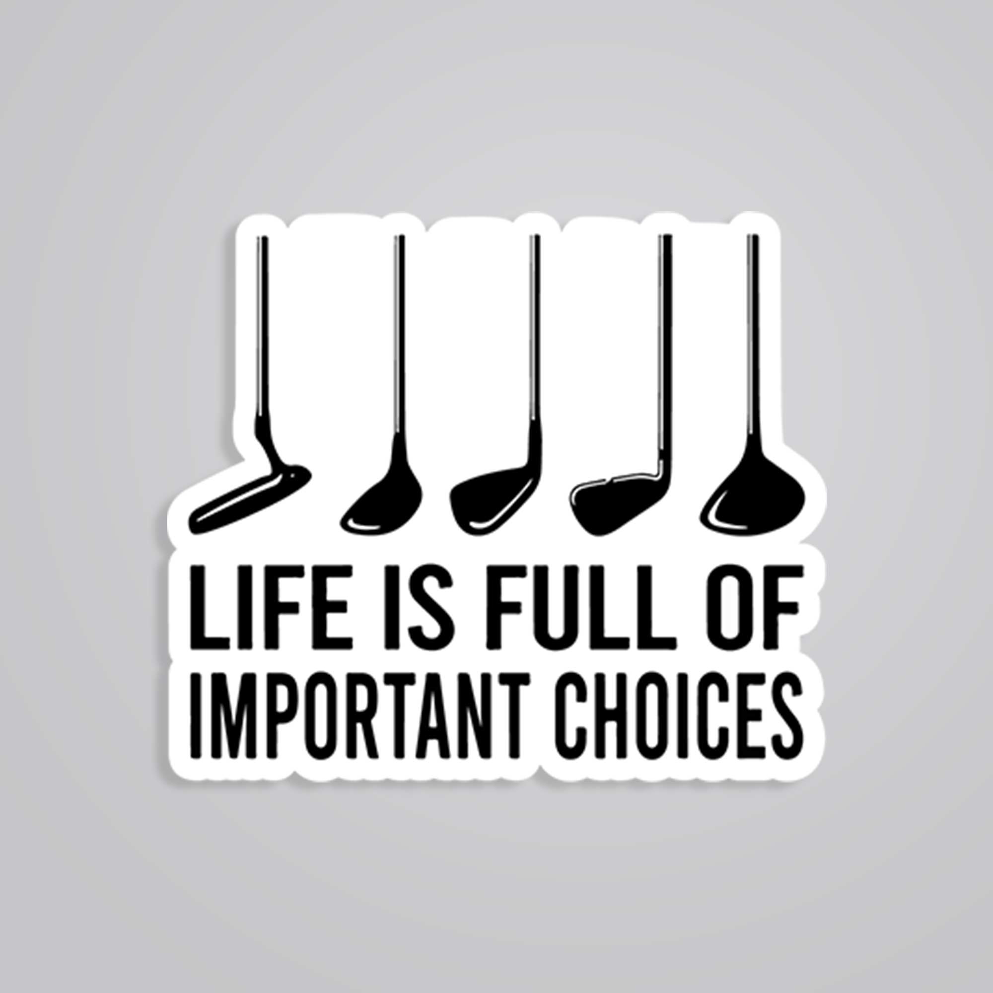 Fomo Store Stickers Sports Golf Life Is Full Of Choices