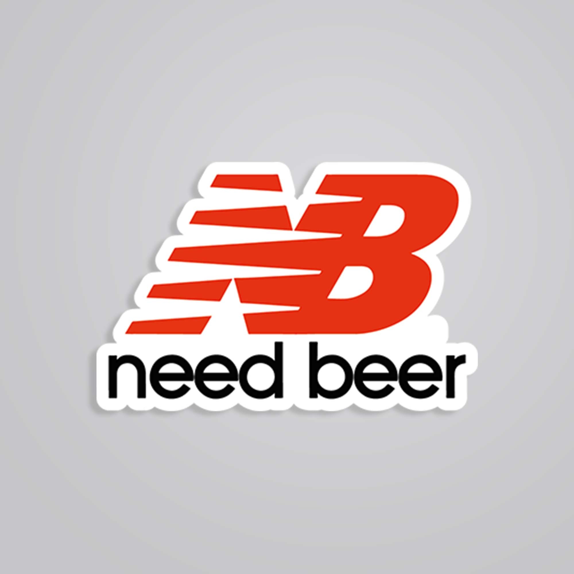 Fomo Store Stickers Witty Need Beer