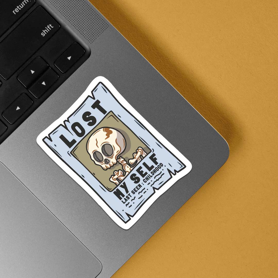 Lost myself Witty Stickers