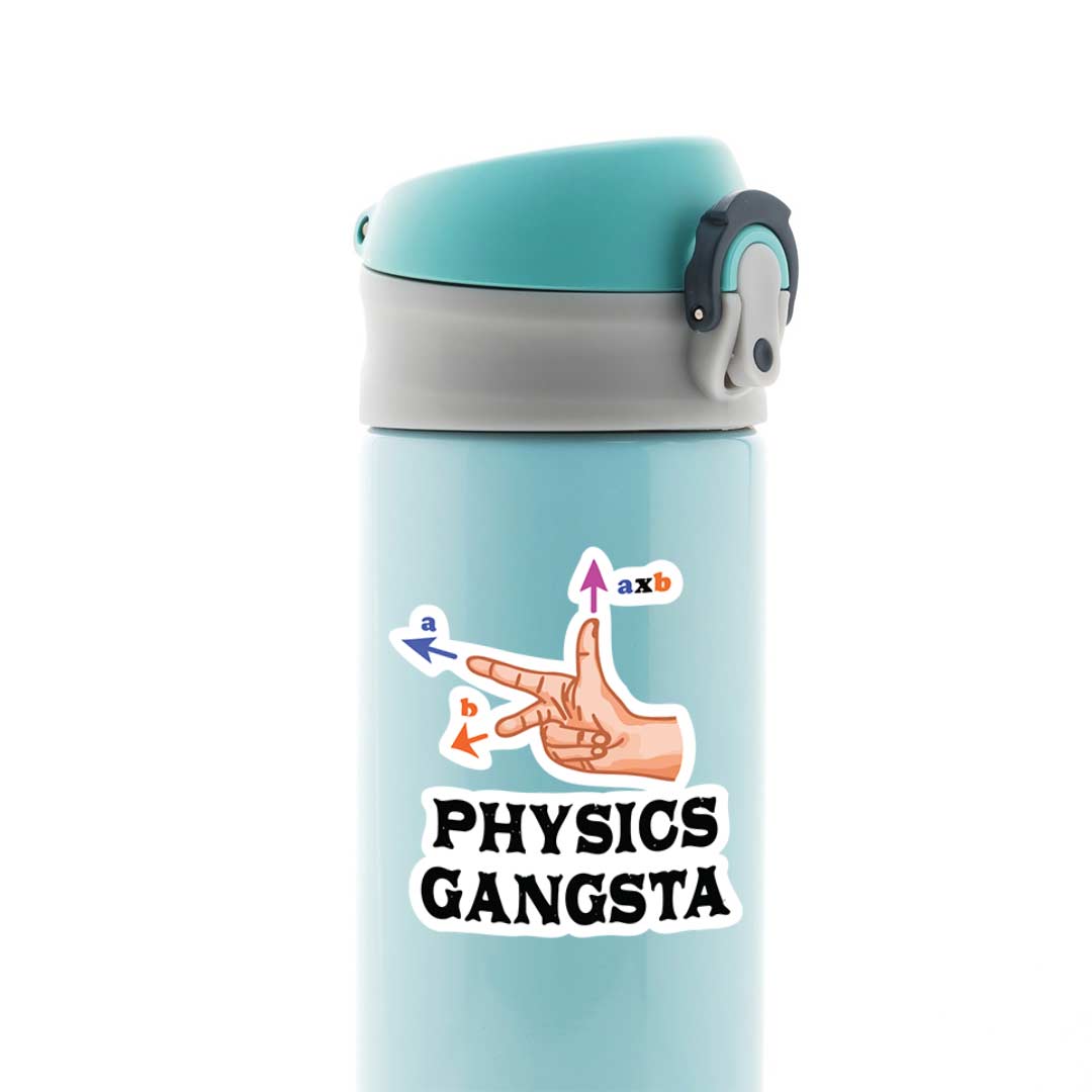 Physics Gangsta Witty Stickers