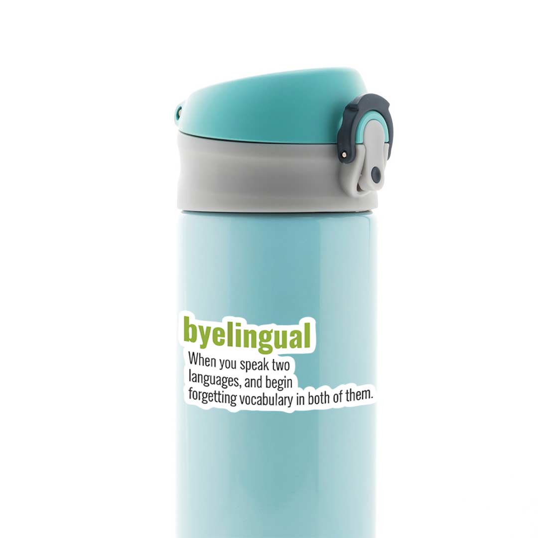 Byelingual Witty Stickers