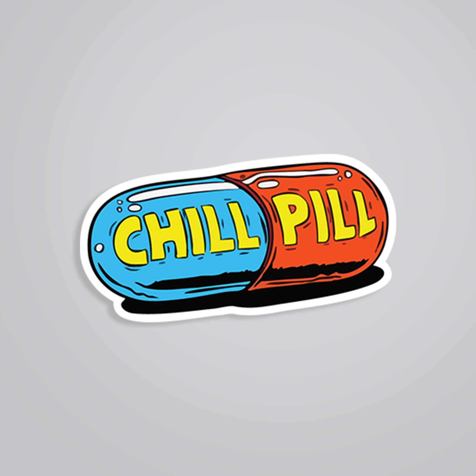 Chill Pill Witty Stickers