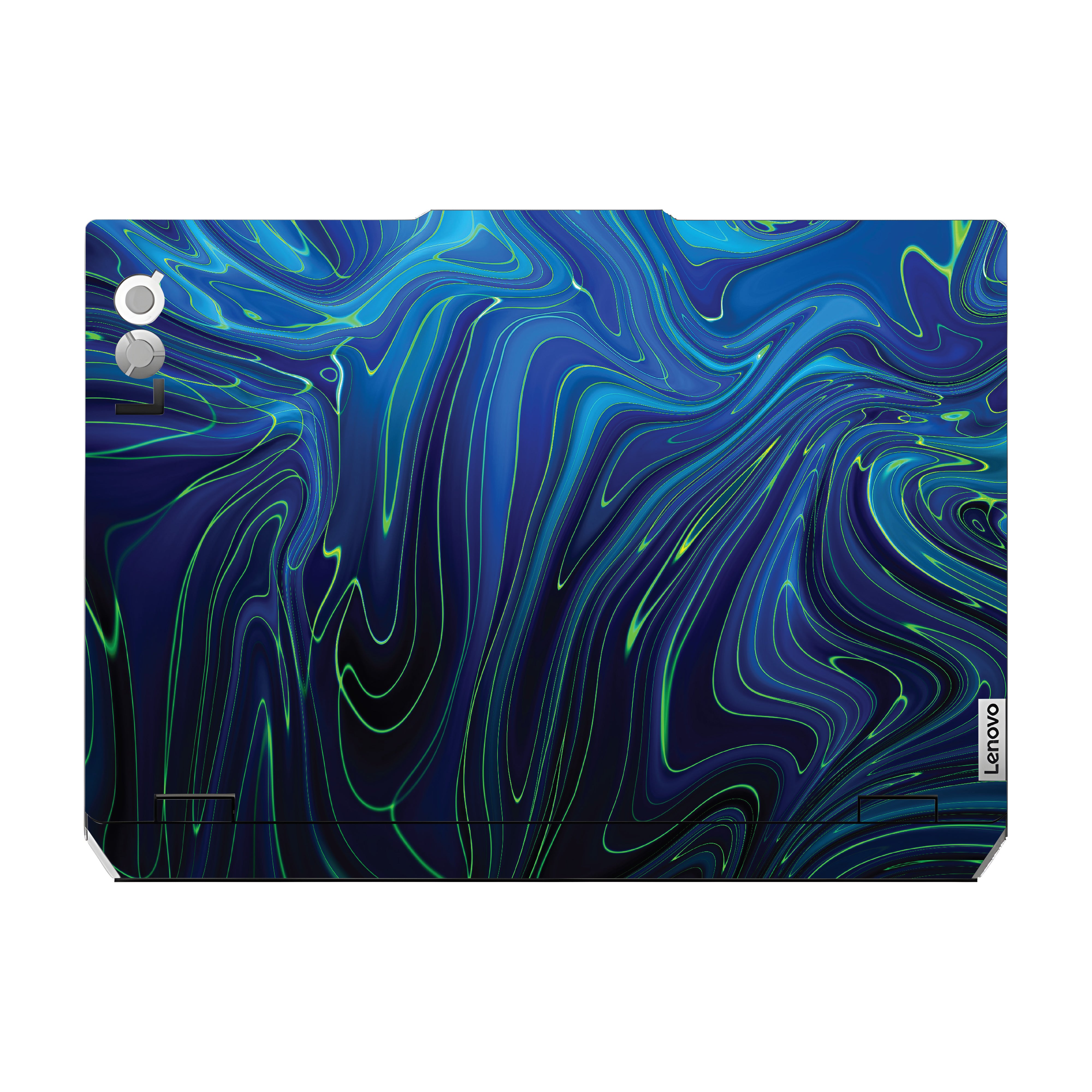 Cobalt Liquid Design Lenovo LOQ 2024 Laptop Skin