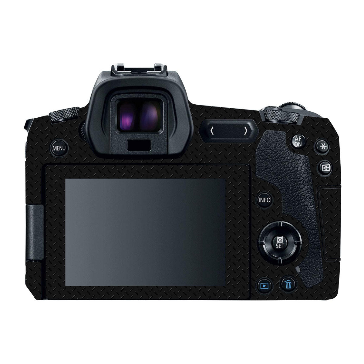 Textured Black Iron Plate Canon EOS R Camera Skin