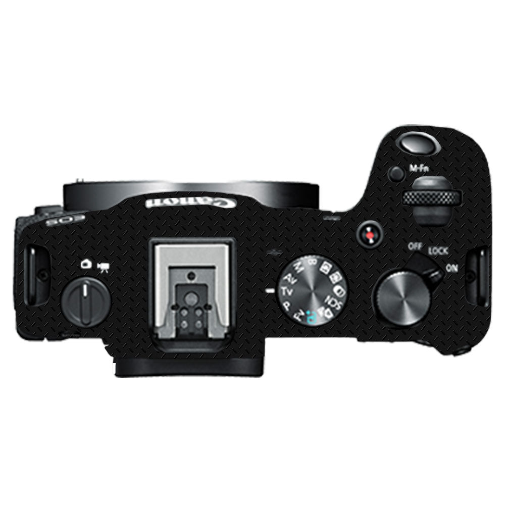 Textured Black Iron Plate Canon EOS RP Camera Skin