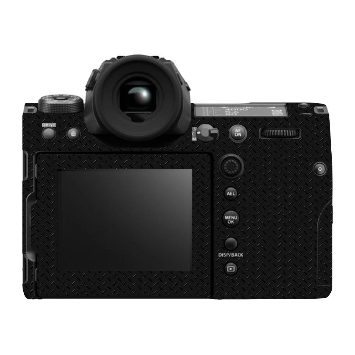 Textured Black Iron Plate FujiFilm GFX 100S II Camera Skin