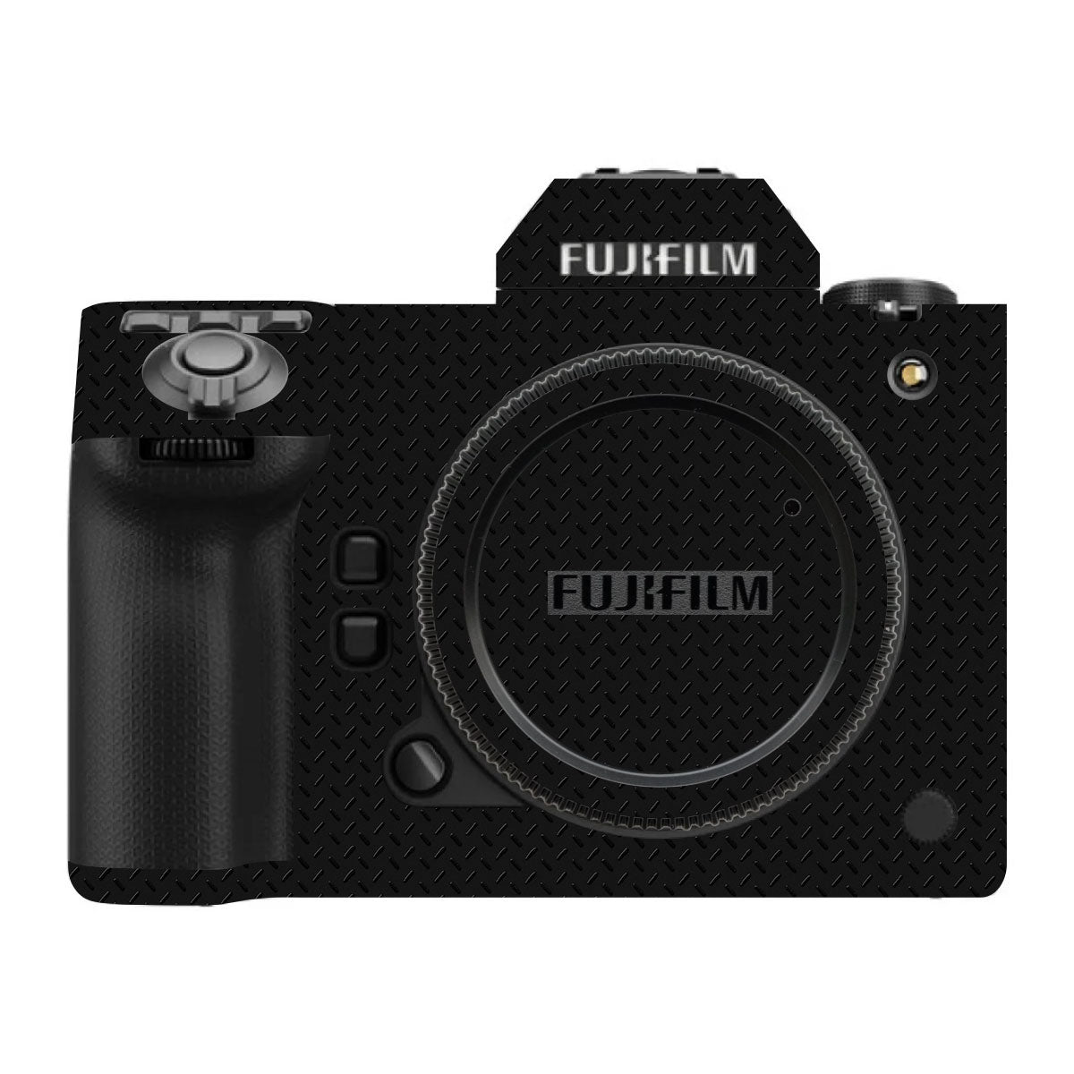 Textured Black Iron Plate FujiFilm GFX 100S II Camera Skin