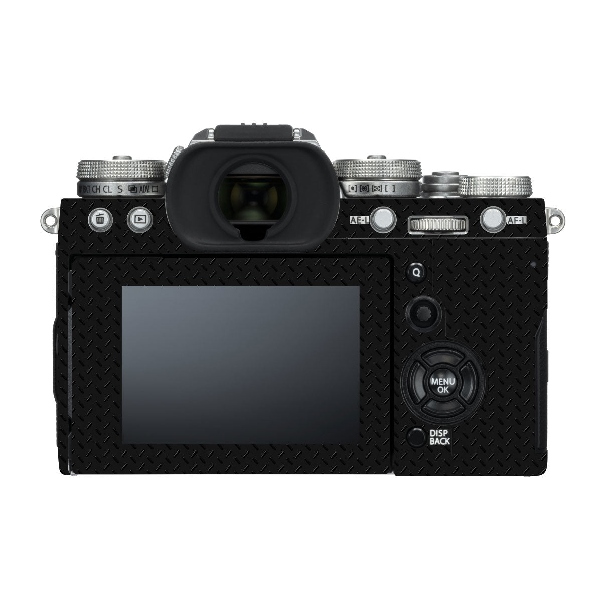 Textured Black Iron Plate FujiFilm X-T3 Camera Skin