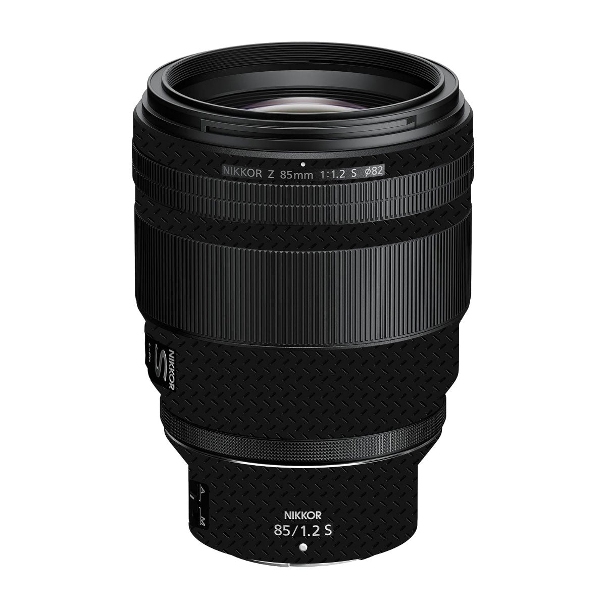 Textured Black Iron Plate Nikon Nikkor Z 70-200mm F/2.8 Camera Lens Skin