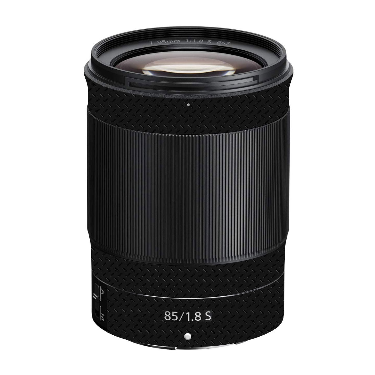 Textured Black Iron Plate Nikon Nikkor Z 85mm F/1.2 S Camera Lens Skin
