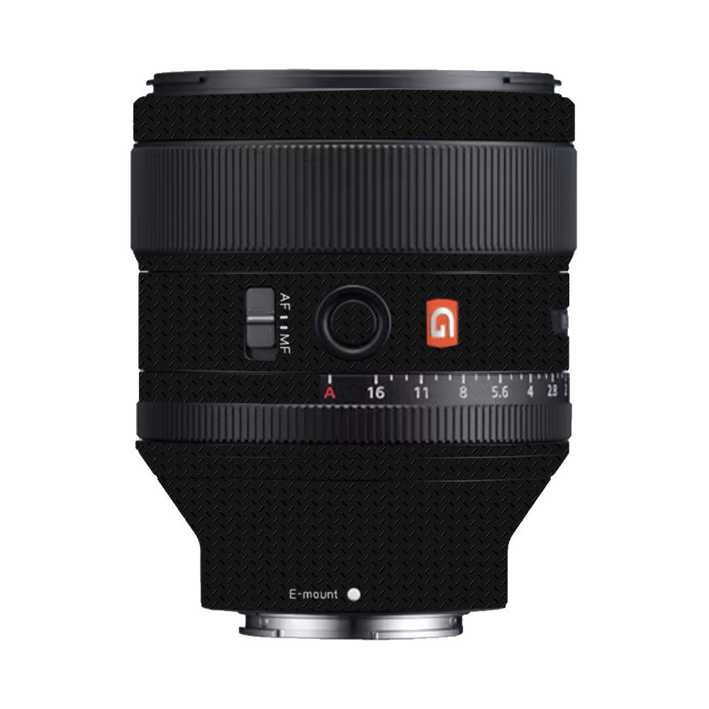 Textured Black Iron Plate Sony FE 85mm F/1.4 GM II Camera Lens Skin
