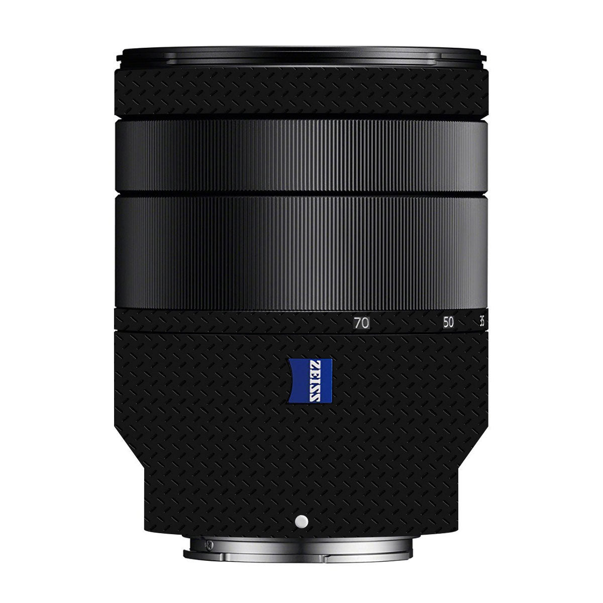 Textured Black Iron Plate Zeiss Vario-Tessar FE 24-70mm F/4 ZA OSS Sony E Camera Lens Skin