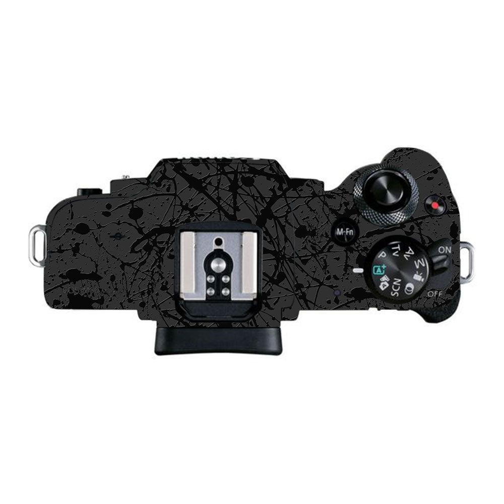 Textured Black Splash Canon EOS M50 Mark II Camera Skin