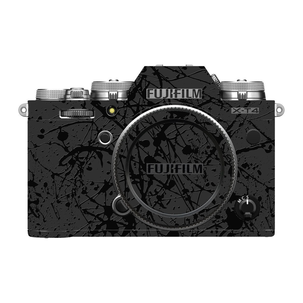 Textured Black Splash FujiFilm X-T4 Camera Skin