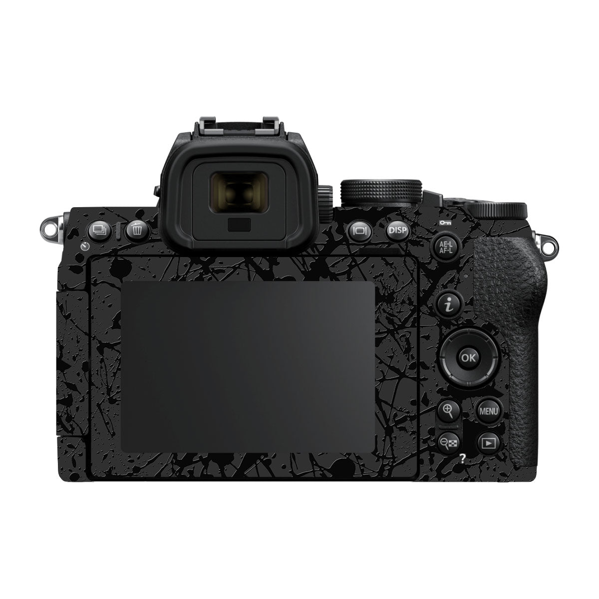Textured Black Splash Nikon Z50 Camera Skin