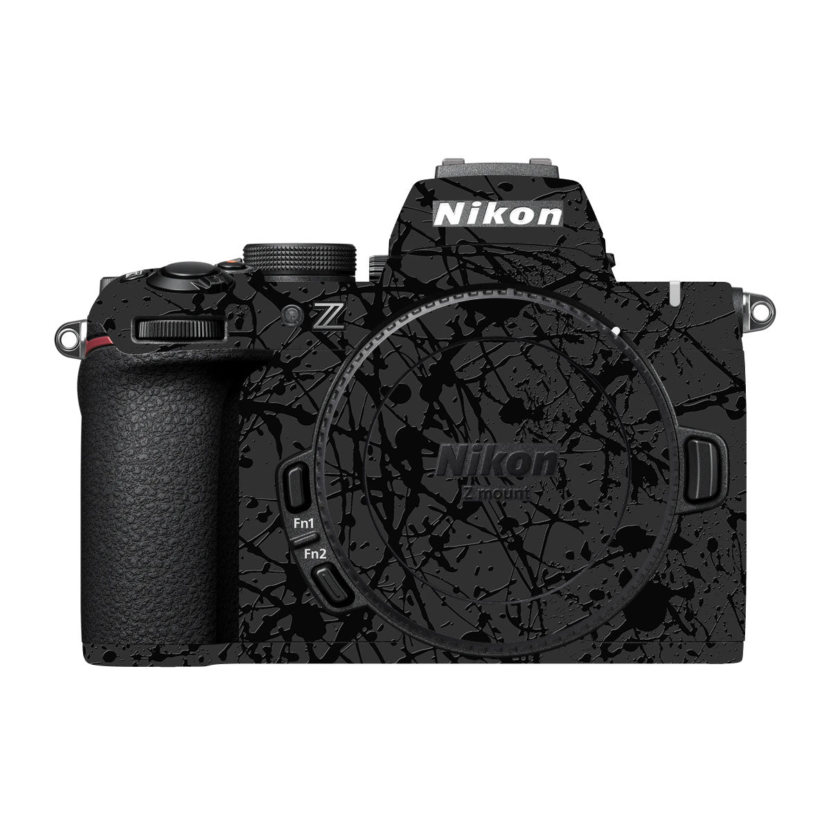 Textured Black Splash Nikon Z50 Camera Skin