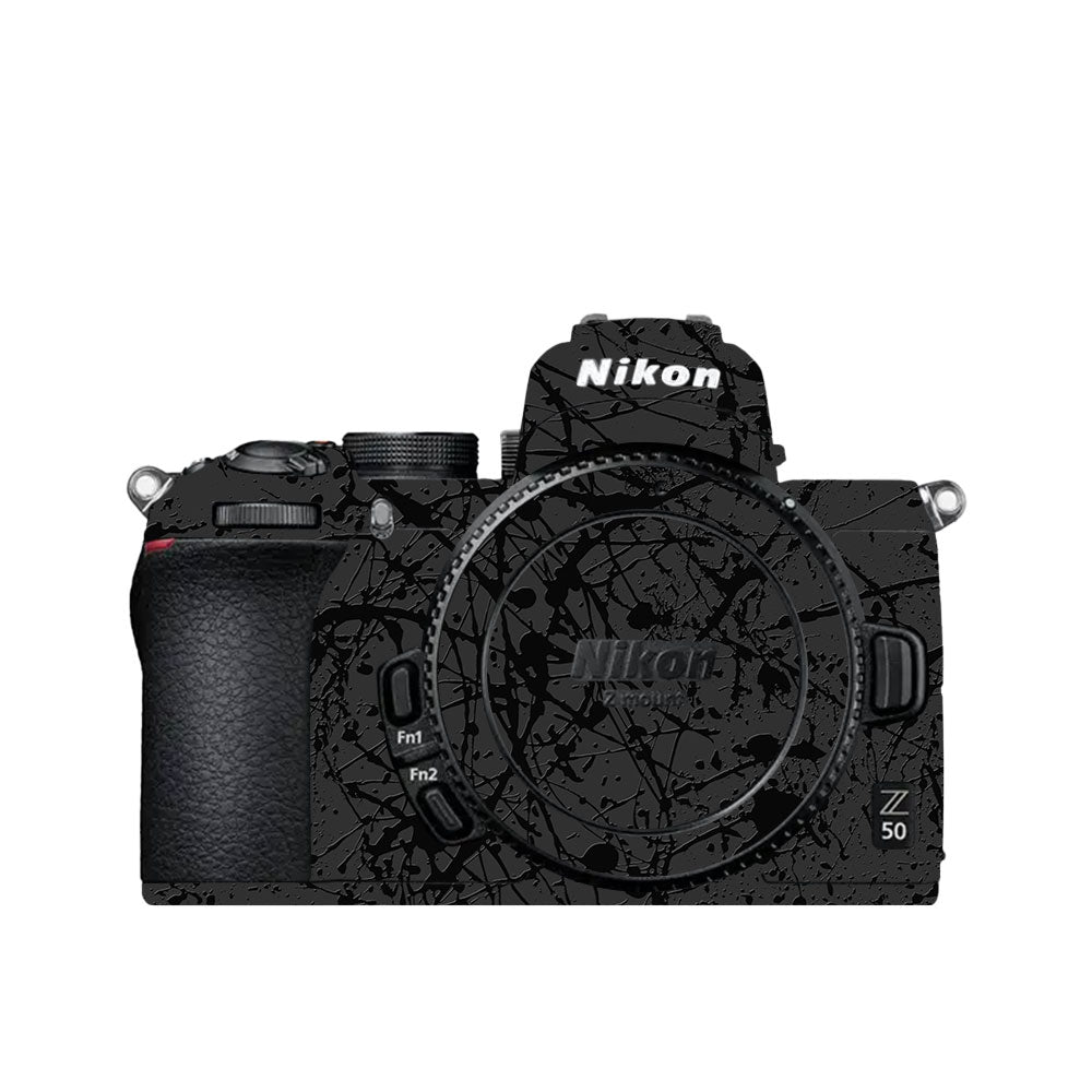 Textured Black Splash Nikon Z50 II Camera Skin