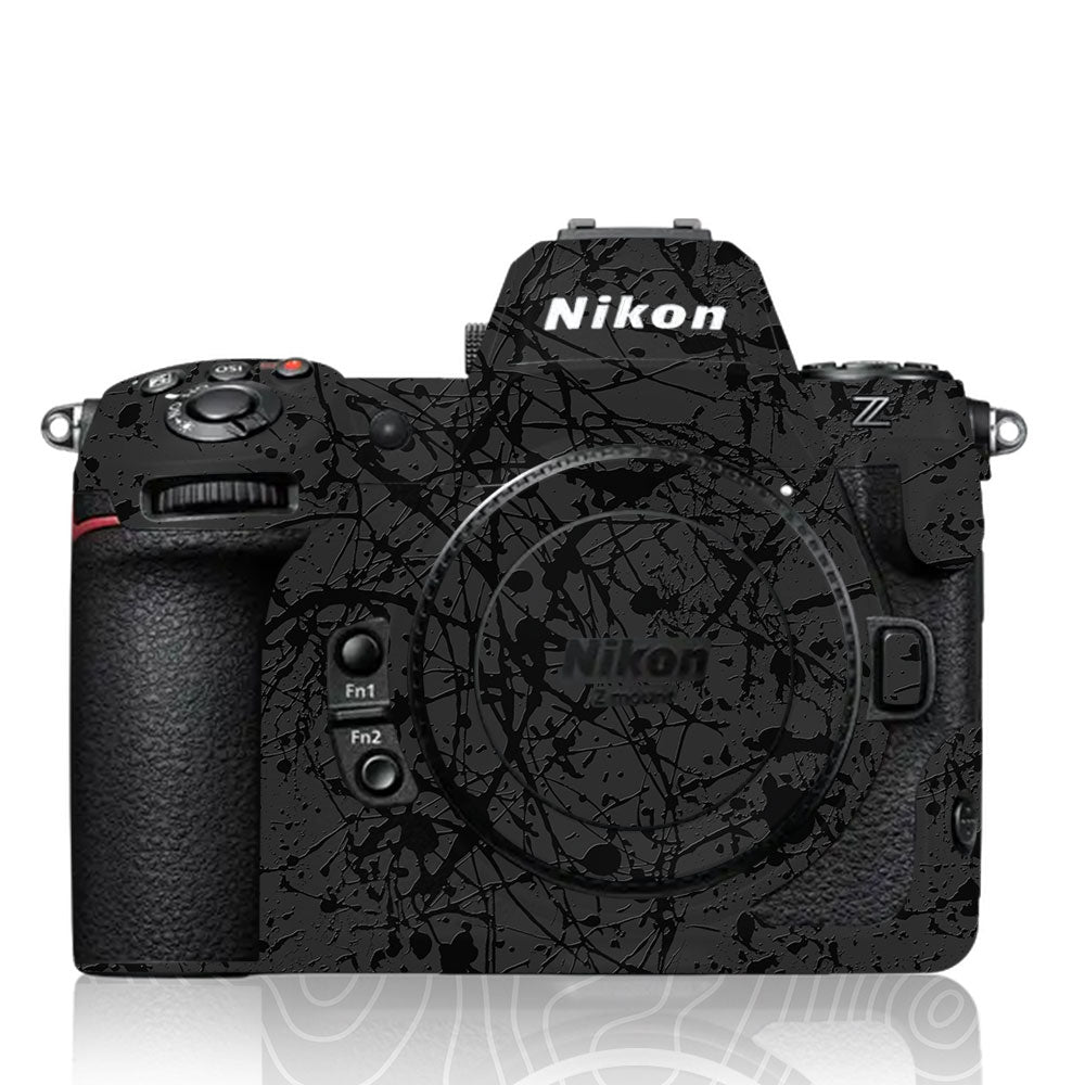 Textured Black Splash Nikon Z8 Camera Skin