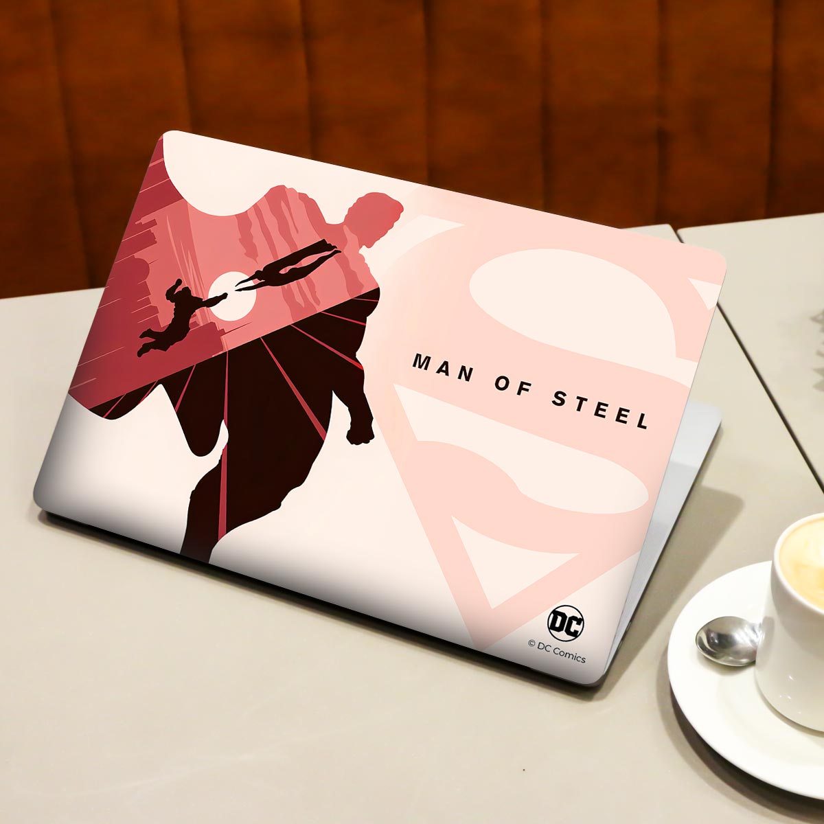 Man of Steel Superman Comic Laptop Skin