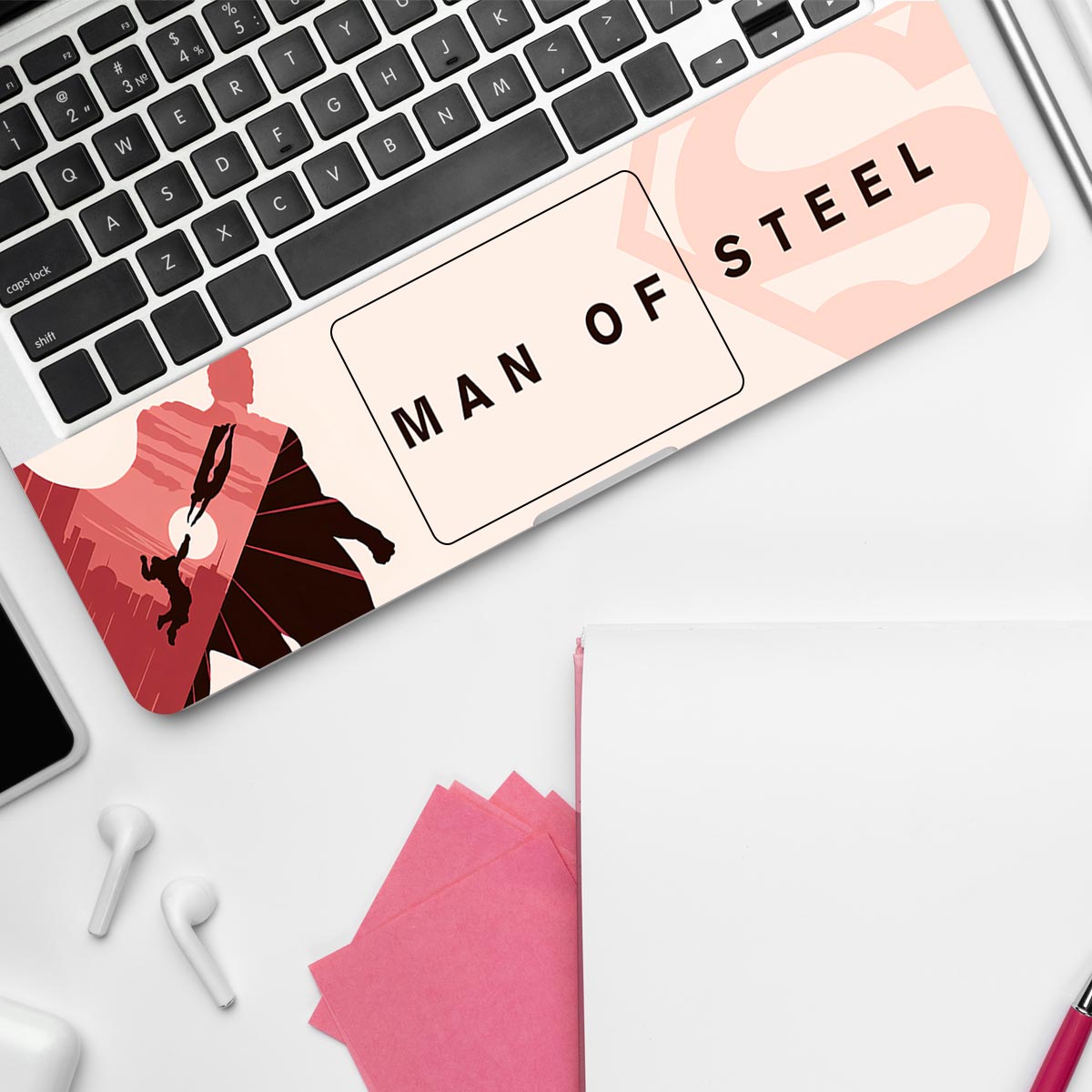 Man of Steel Superman Comic Laptop Skin