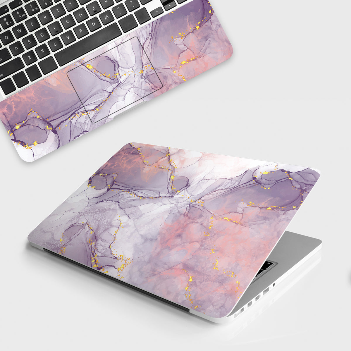 Purple Floor Marble Laptop Skin