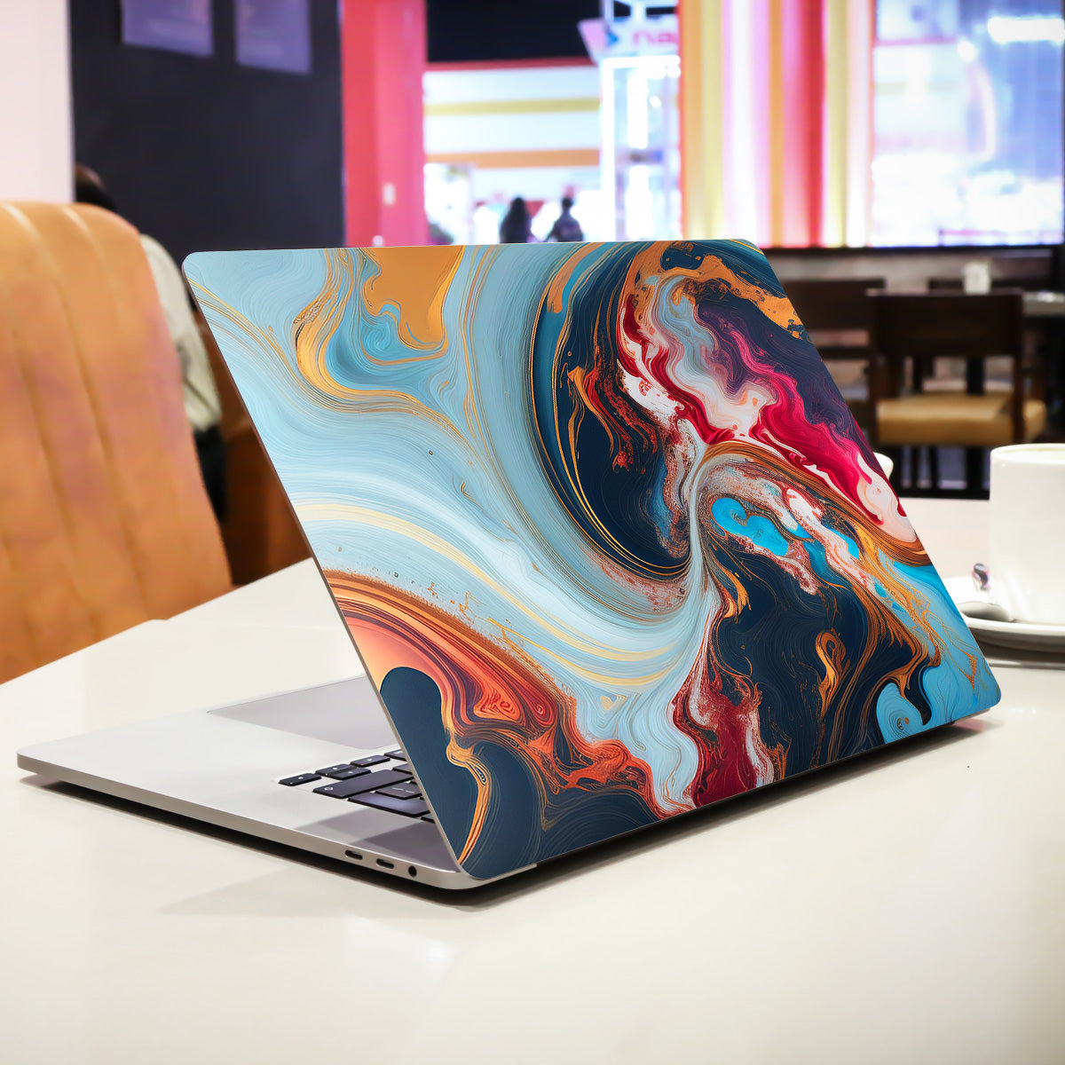 Waves Marble Laptop Skin