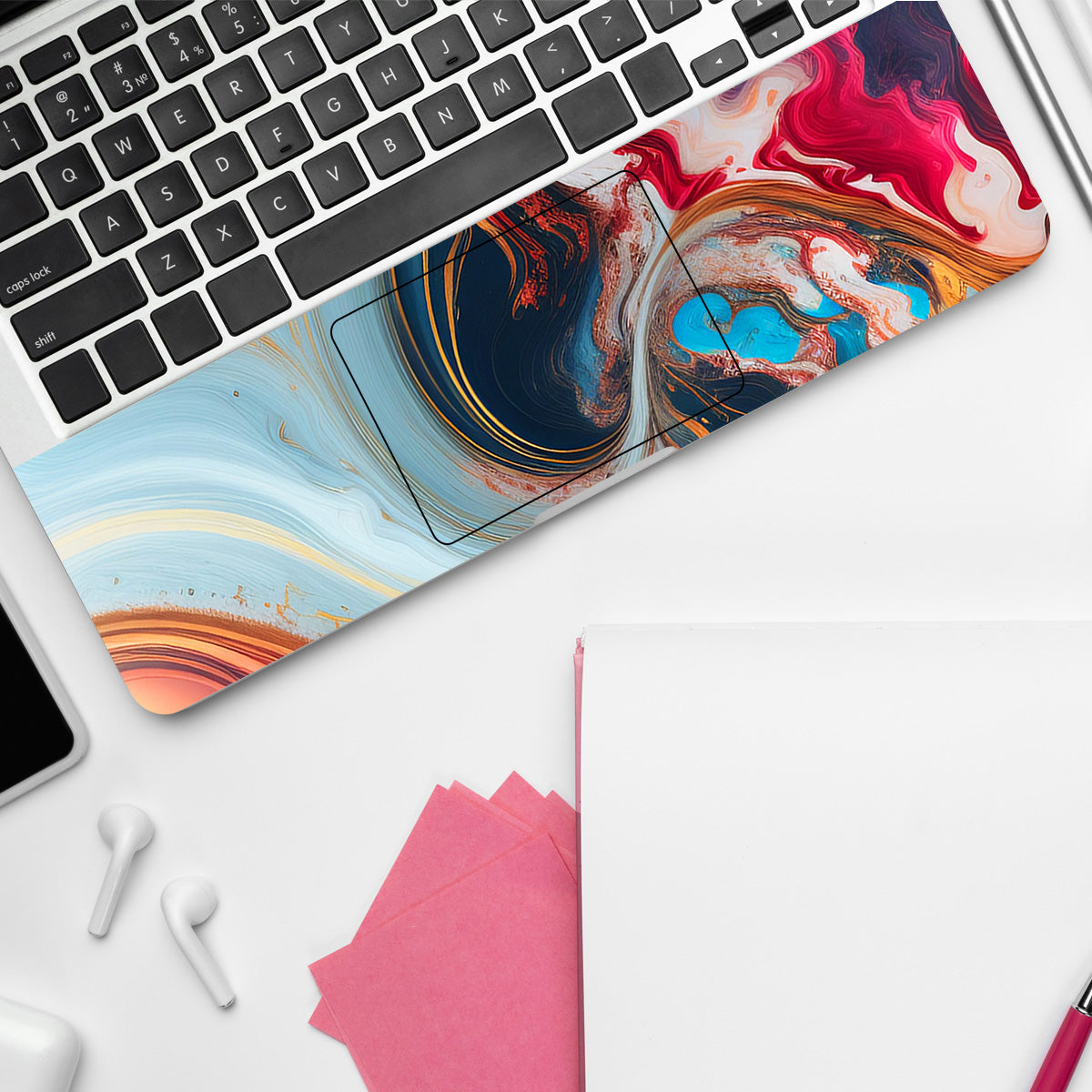 Waves Marble Laptop Skin